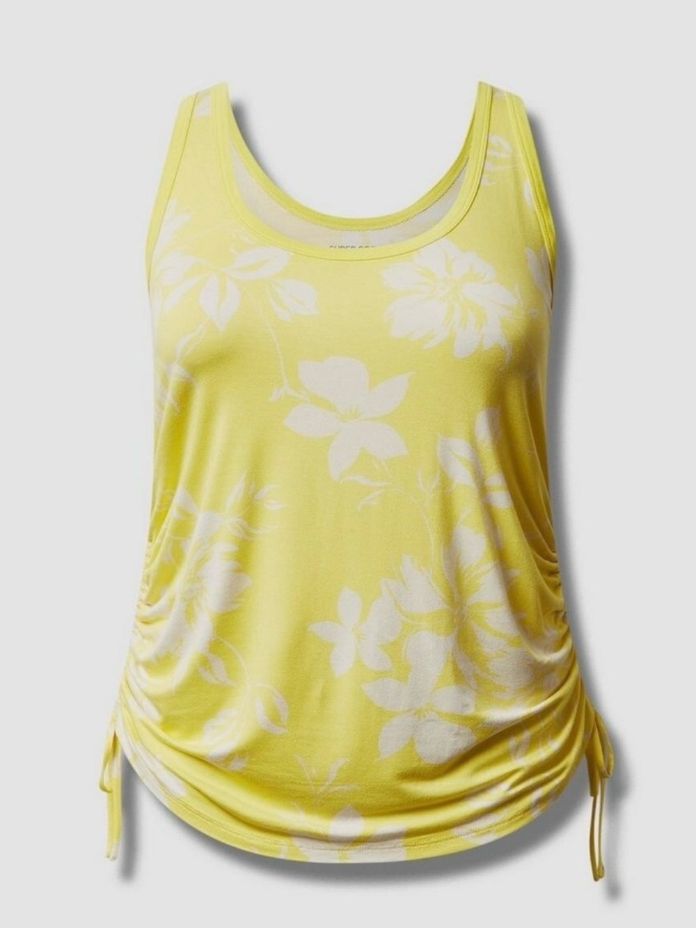 Torrid Super Soft Sleeveless Scoop Neck Side Tie Floral Tank Top Size Large